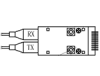 0~100Mbps MINISFF LVTTL Single Mode Transceiver (10Km)